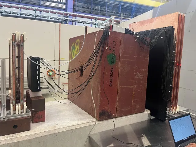 The particle detector, known as the Muon Identifier Detector, or MID, was designed to identify muons with high precision and study matter subjected to temperatures and densities similar to those that existed immediately after the Big Bang.